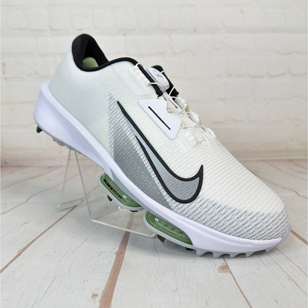 Nike Infinity Tour BOA 2 White Pure Platinum Golf Shoes Mens Size 10W FN6730-100
